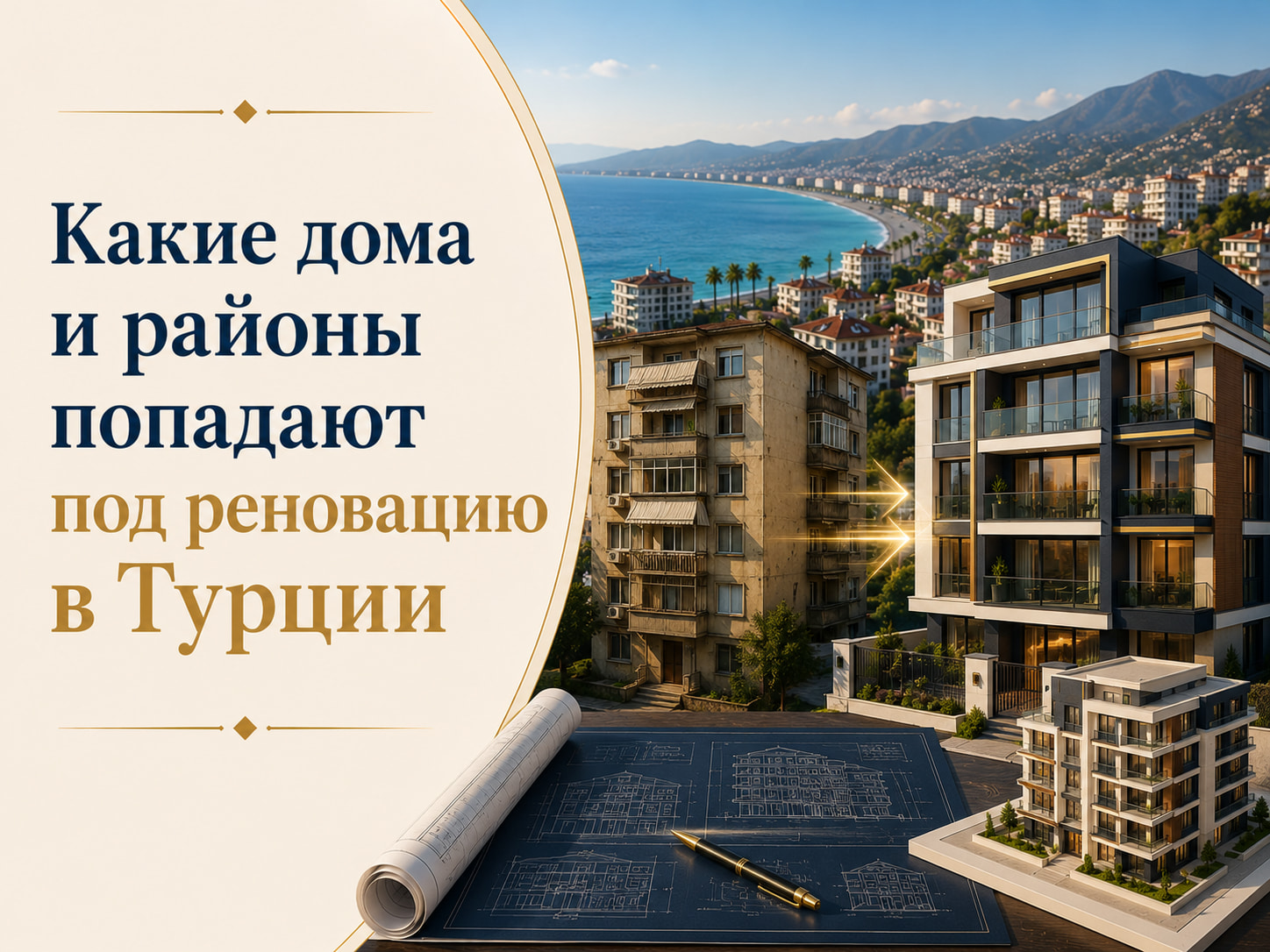 Какие дома и районы попадают под реновацию в Турции