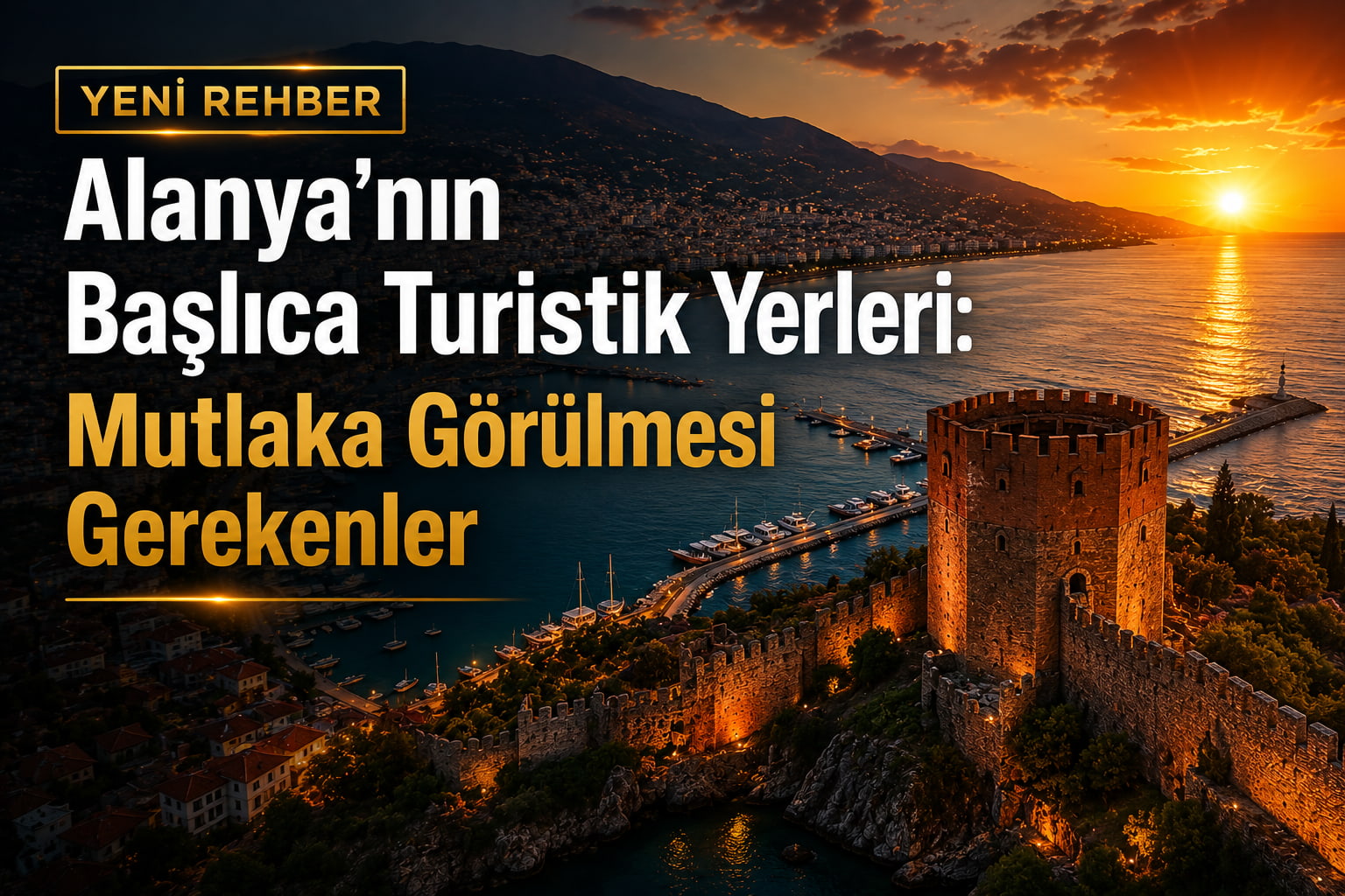 Alanya’nın Başlıca Turistik Yerleri: Mutlaka Görülmesi Gerekenler
