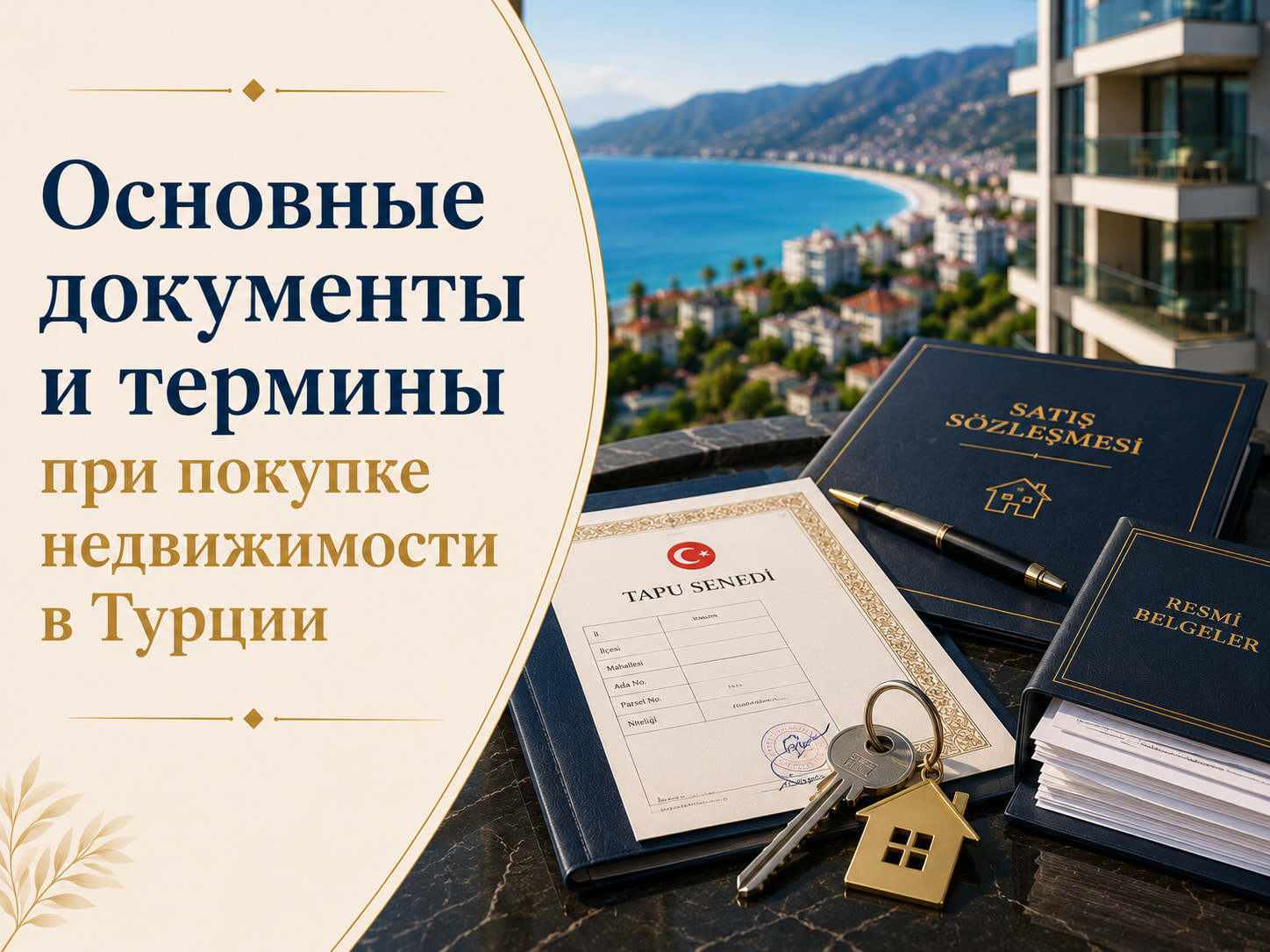 Основные документы и термины при покупке недвижимости в Турции