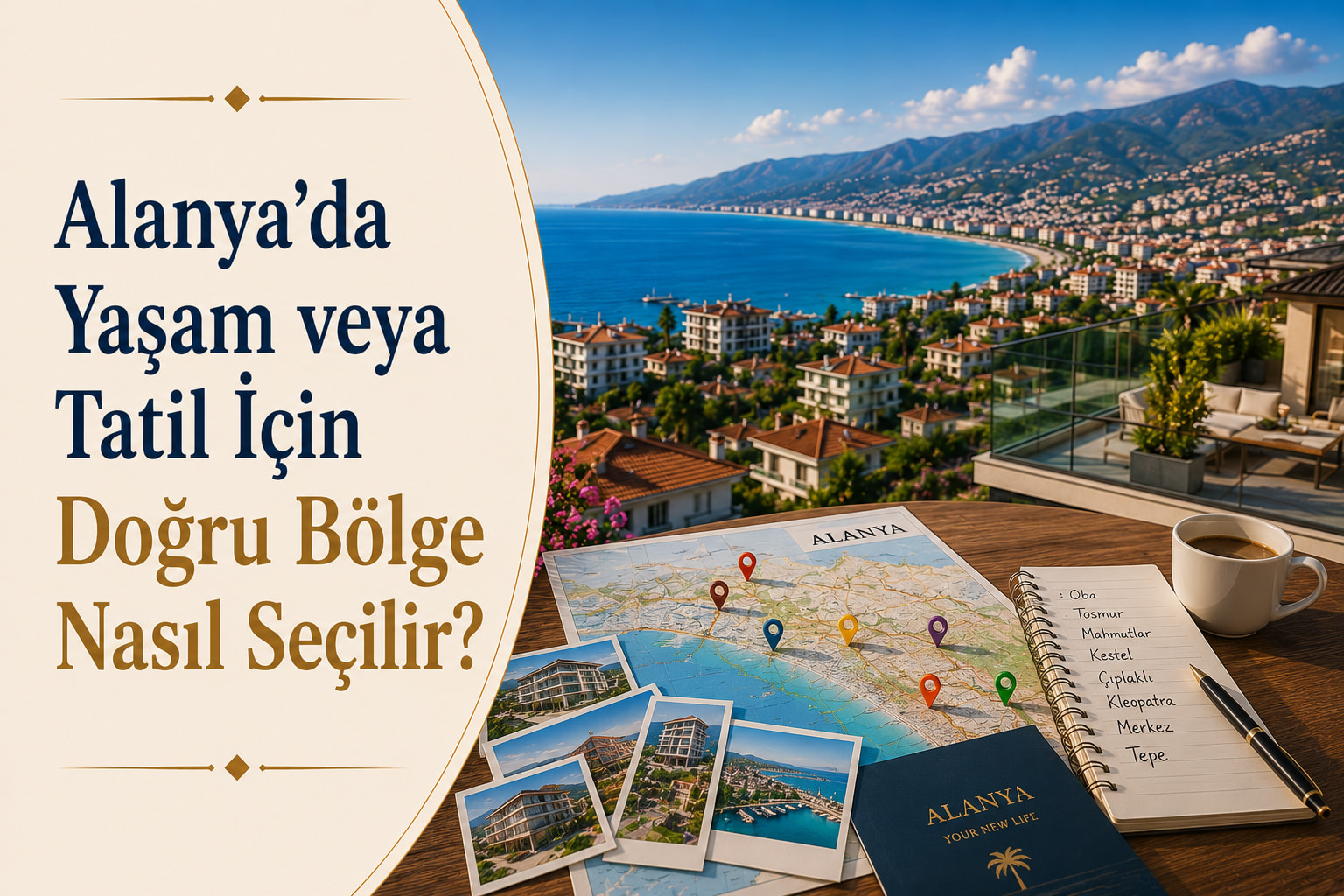 Alanya’da Yaşam veya Tatil İçin Doğru Bölge Nasıl Seçilir?